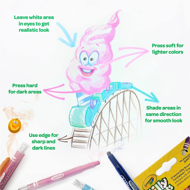 12 Packs: 24 ct. (288 total) Crayola® Silly Scents™ Mini Twistables® Crayons