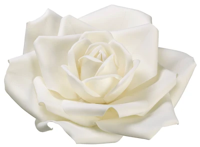 24" Cream Rose Hanging Flower Head