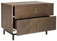 Herschel Cabinet in Dark Brown & Black