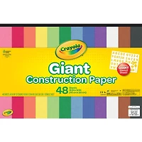 Crayola® Giant Construction Papers with Stencil