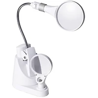 OttLite® LED Clip & Freestanding Magnifier Lamp