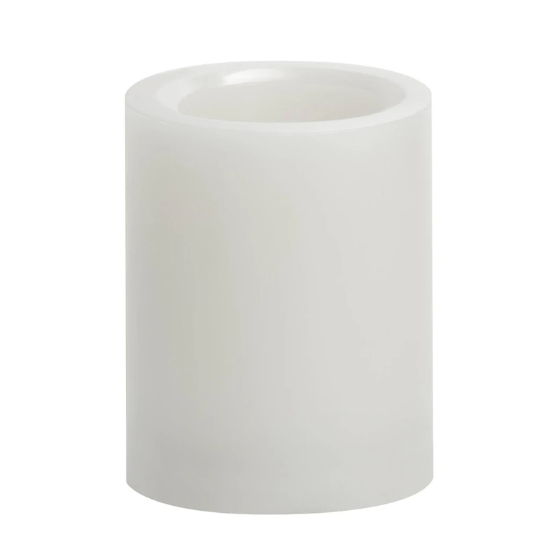 White 3" x 4" LED Pillar Candle By Ashland®