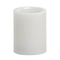White 3" x 4" LED Pillar Candle By Ashland®