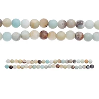 Matte Amazonite Round Beads, 6mm by Bead Landing™