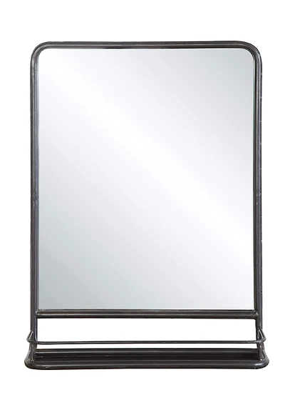 Hello Honey® 27.5" Framed Mirror with Shelf