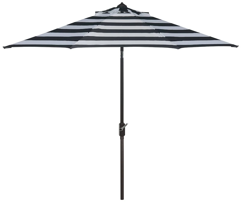 Iris Fashion Line 9Ft Umbrella in & White