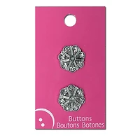 Blumenthal Lansing Crystal & Silver Gem Buttons
