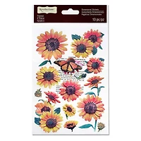 12 Pack: Dimensional Sunflower Stickers by Recollections™ Signature™