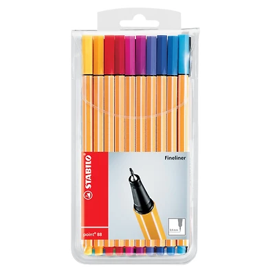 Stabilo® Point 88 20 Color Pen Wallet Set