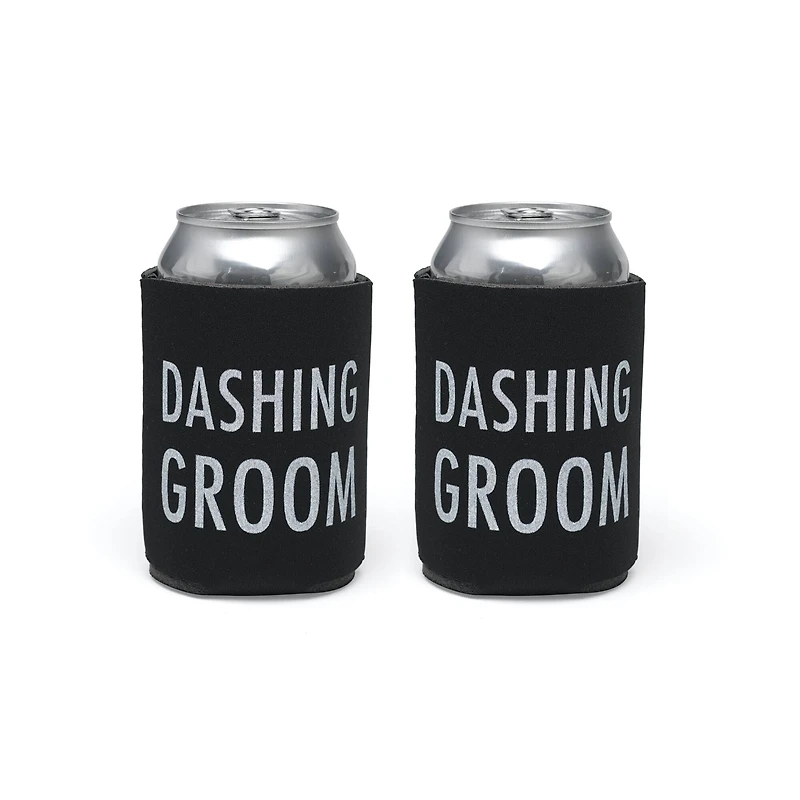 Hortense B. Hewitt Co. Dashing MR. Couple Can Coolers