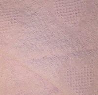 Heart Honeycomb Baby Afghan Throw Blanket, Pink