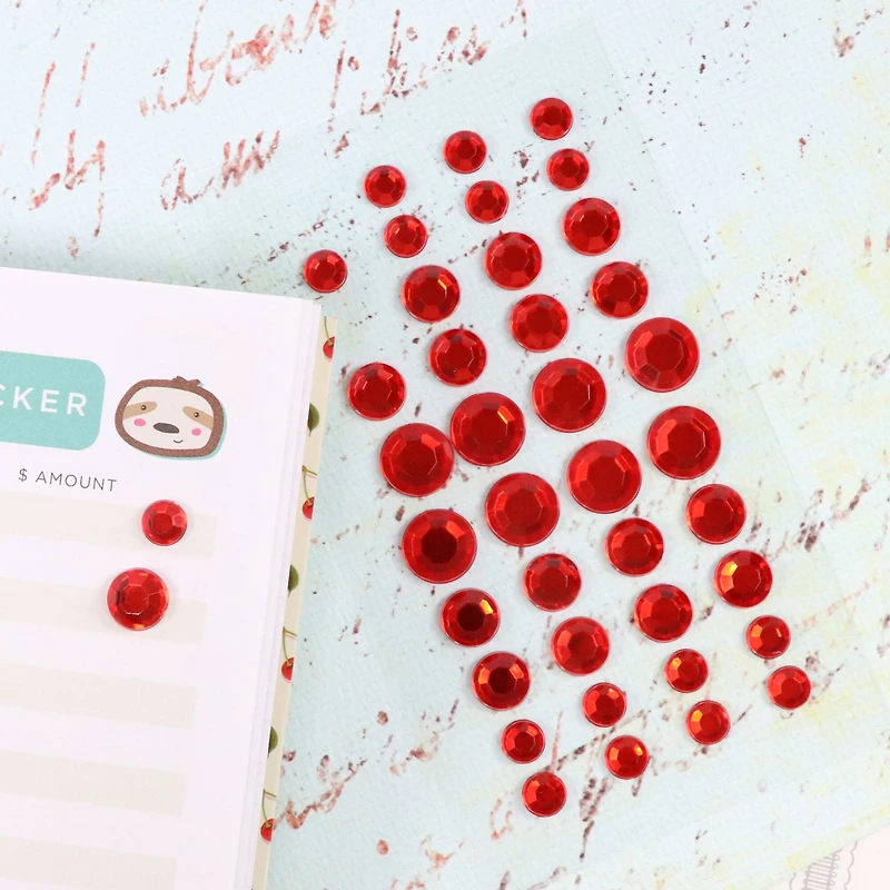 Assorted Acrylic Rhinestone Stickers