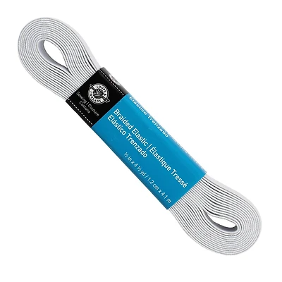 1/2" Braided Elastic by Loops & Threads