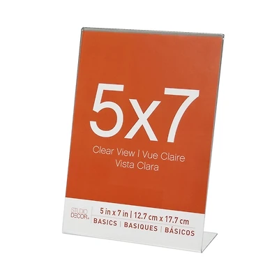 Acrylic Basics Vertical Bent Frame by Studio Décor