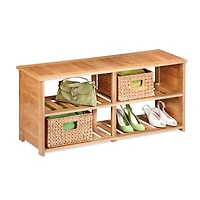 Honey Can Do Bamboo Shoe Bench