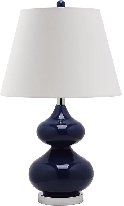 Eva Double Gourd Table Lamp in Navy