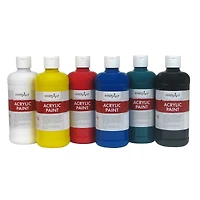 Handy Art® 16oz. Primary Acrylic Paint, 6ct.