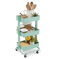 Lexington 3-Tier Rolling Cart by Simply Tidy