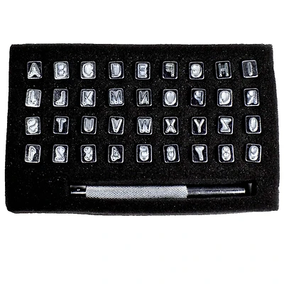 1/4" Alphabet & Number Leather Stamp Set by Make Market®