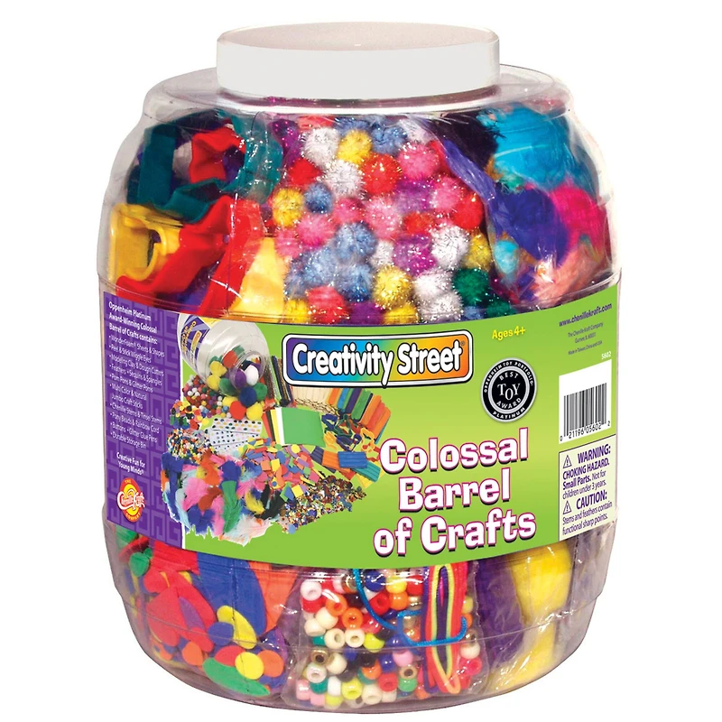 6 Pack: Creativity Street® Colossal Barrel of Crafts™