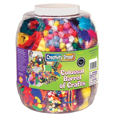 6 Pack: Creativity Street® Colossal Barrel of Crafts™
