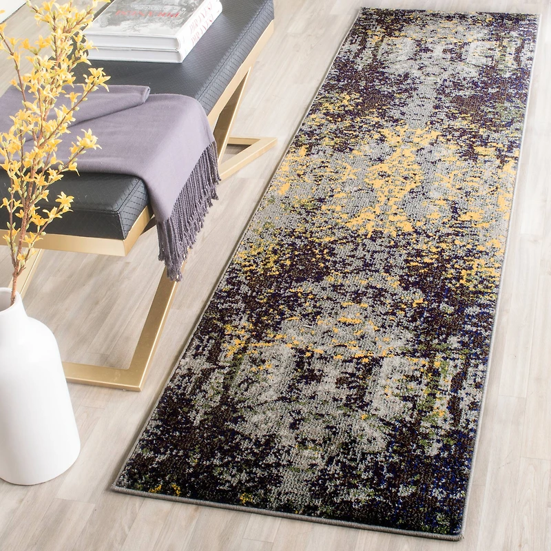 Monaco Boho Reflection 2'-2" X 10' Area Rug