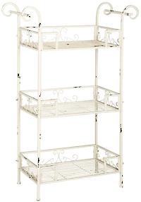 Noreen 3 Tier Shelf in White