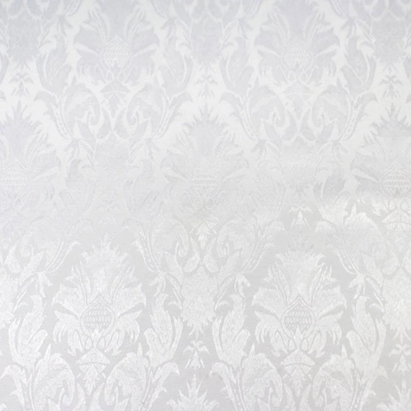 White Damask Brocade