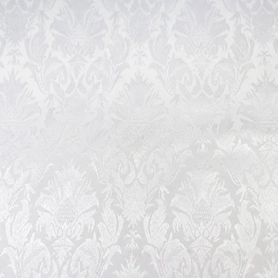 White Damask Brocade