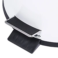 Honey Can Do White Round Soft Close Trash Can Set, 30L & 3L