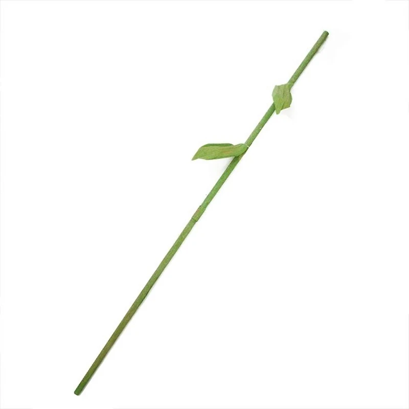 Green Floral Stem Rod