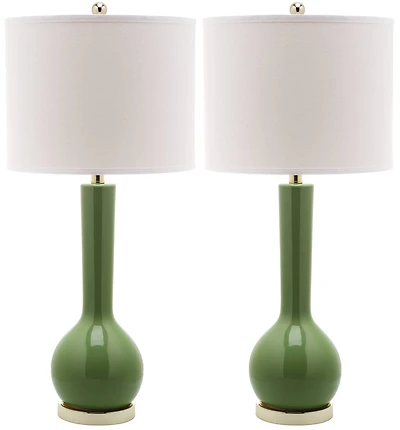 Mae Long Neck Table Lamp Set in
