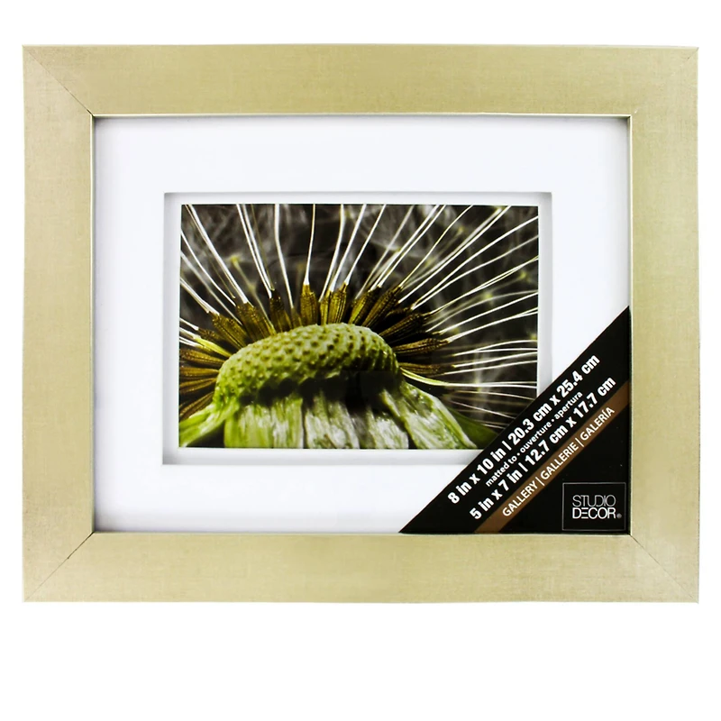 Gallery Champagne Frame with Double Mat by Studio Décor