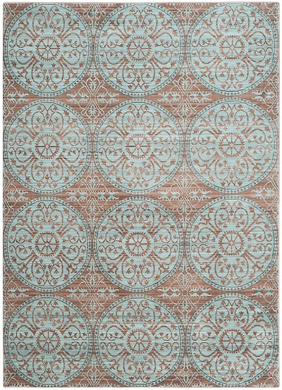 Valencia Transitional Mosaic 4' X 6' Area Rug