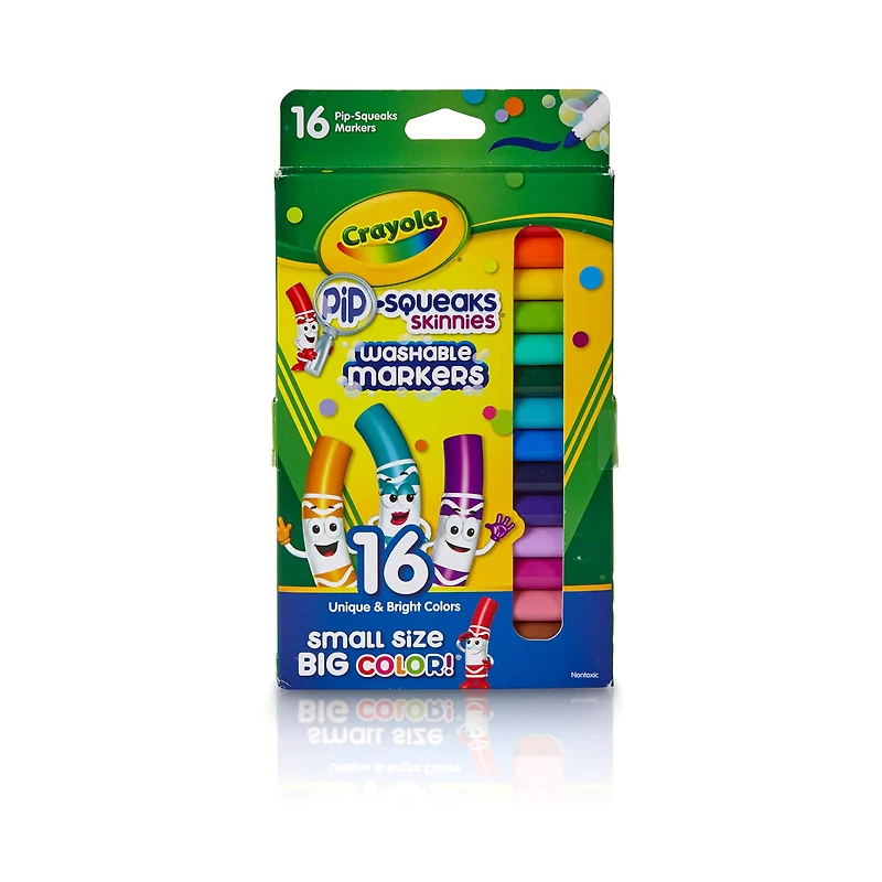 Crayola® Pip-Squeaks™ Skinnies™ Washable Markers, 16ct.