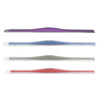 12 Pack: Assorted Westcott® Aluminum Ruler With Finger Grip