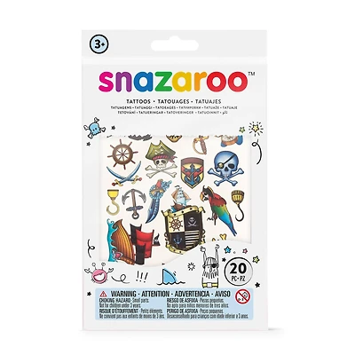 Snazaroo™ Adventure Temporary Tattoos