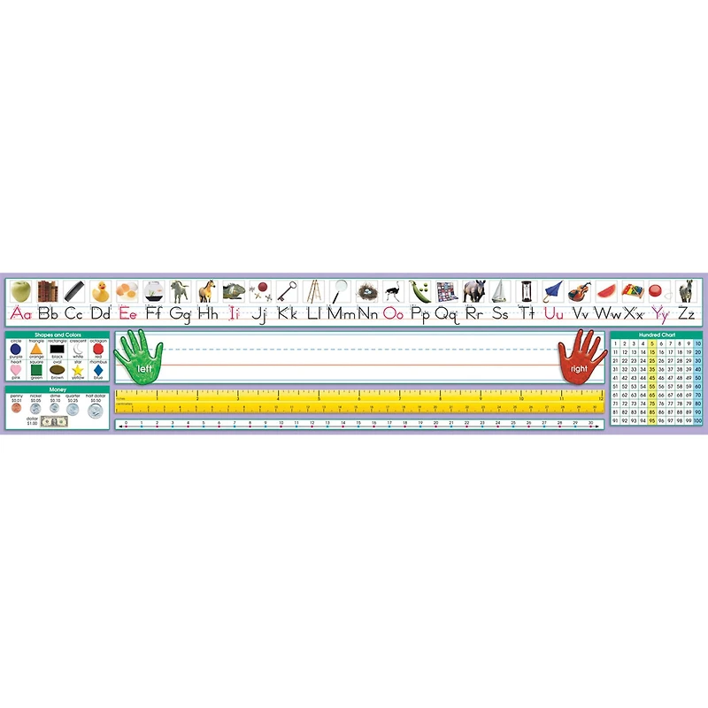 Primary Desk Plates, 2 Packs of 36