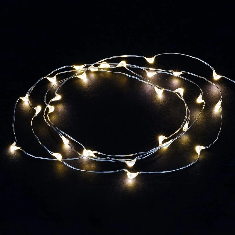 Shimmer Lights™ White LED String Lights By Ashland®