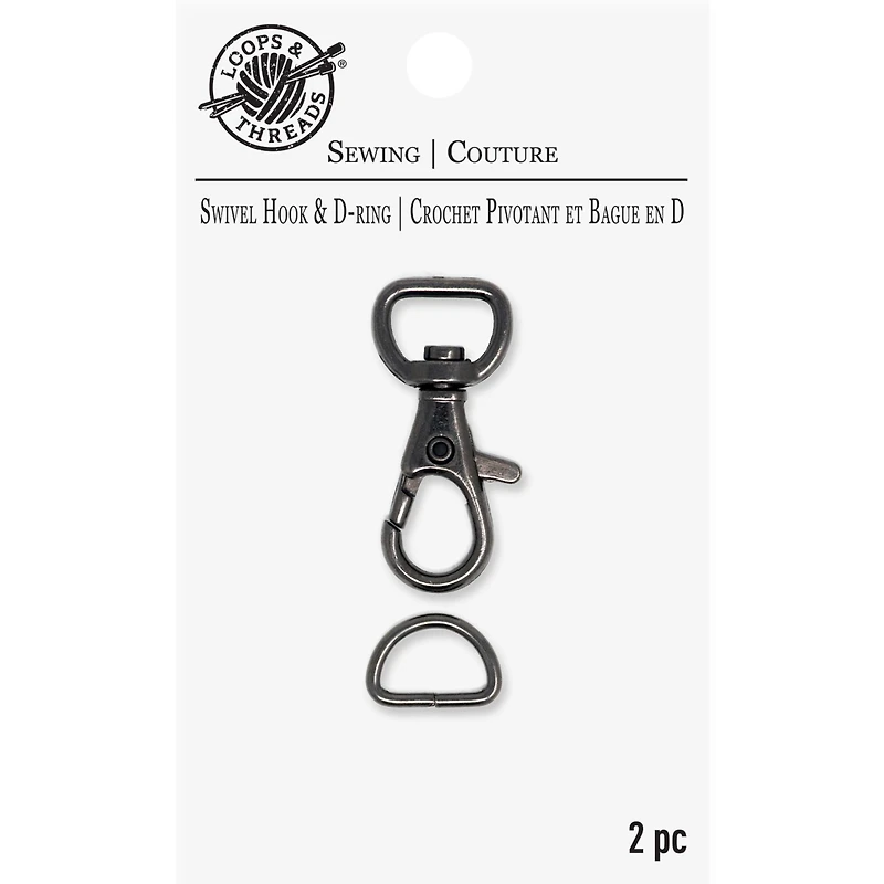 Swivel Hook & D-Ring By Loops & Threads®