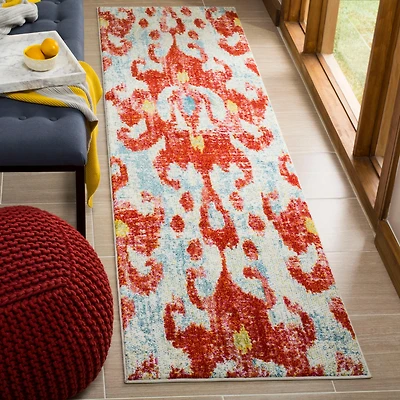 Water Color Modern 2'-2" X 8' Area Rug