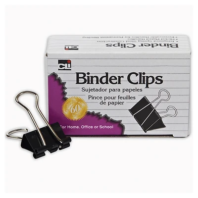 Charles Leonard 1" Capacity Binder Clips