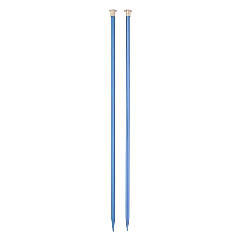 14" Anodized Aluminum Knitting Needles by Loops & Threads