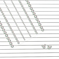 Clear Iridescent Gem Strip Bling Stickers By Recollections™