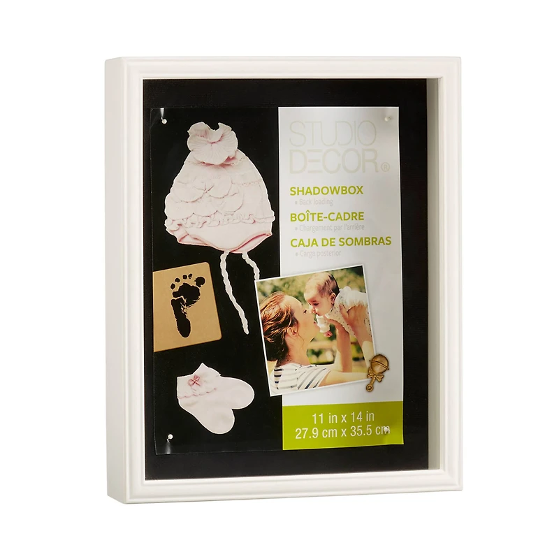White Shadow Box By Studio Décor®