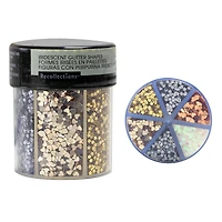 12 Pack: Signature™ Metallic Shapes Glitter Caddy by Recollections™