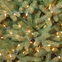 7.5ft. Pre-Lit Feel Real® Jersey Frasier Fir Slim Artificial Christmas Tree, Clear Lights