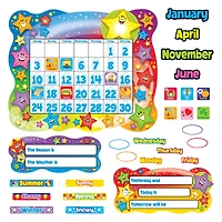 Trend Enterprises Star Calendar Bulletin Board Set
