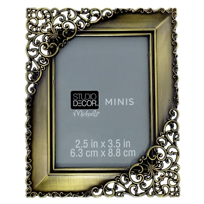 Antique Bronze Mini Frame by Studio Décor®
