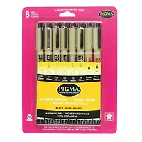 6 Packs: 8 ct. (48 total) Pigma® Black Pen Set